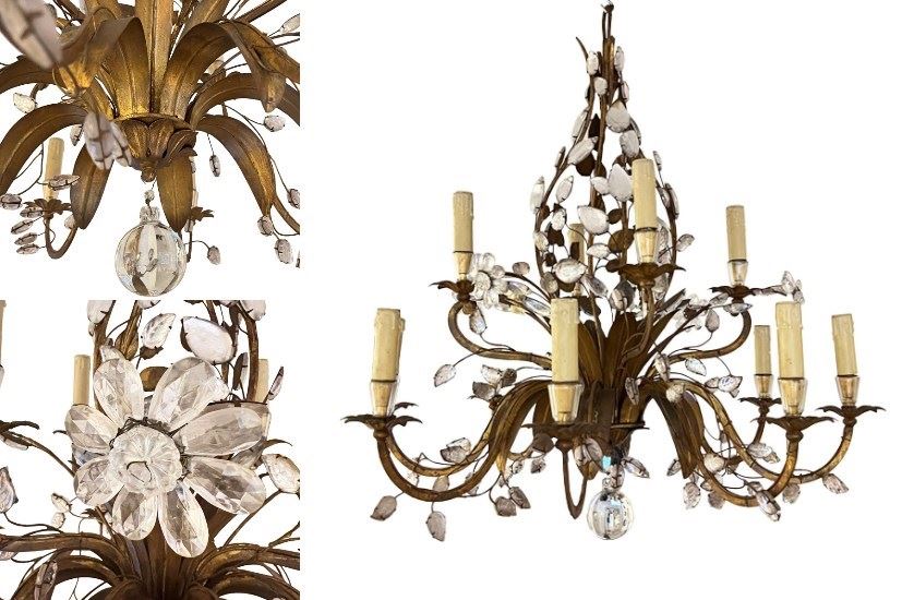 Large 1960S Maison Bagués Chandelier